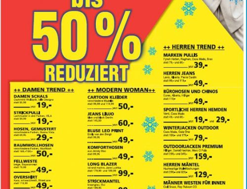 Räumungsverkauf in Mühldorf