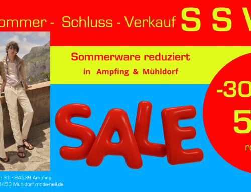 Sommer – Schluss – Verkauf